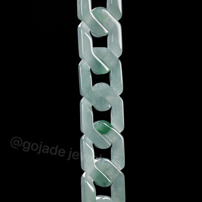The Hip Hop Jade Bracelet (S925 Silver With Mozambique Diamonds)