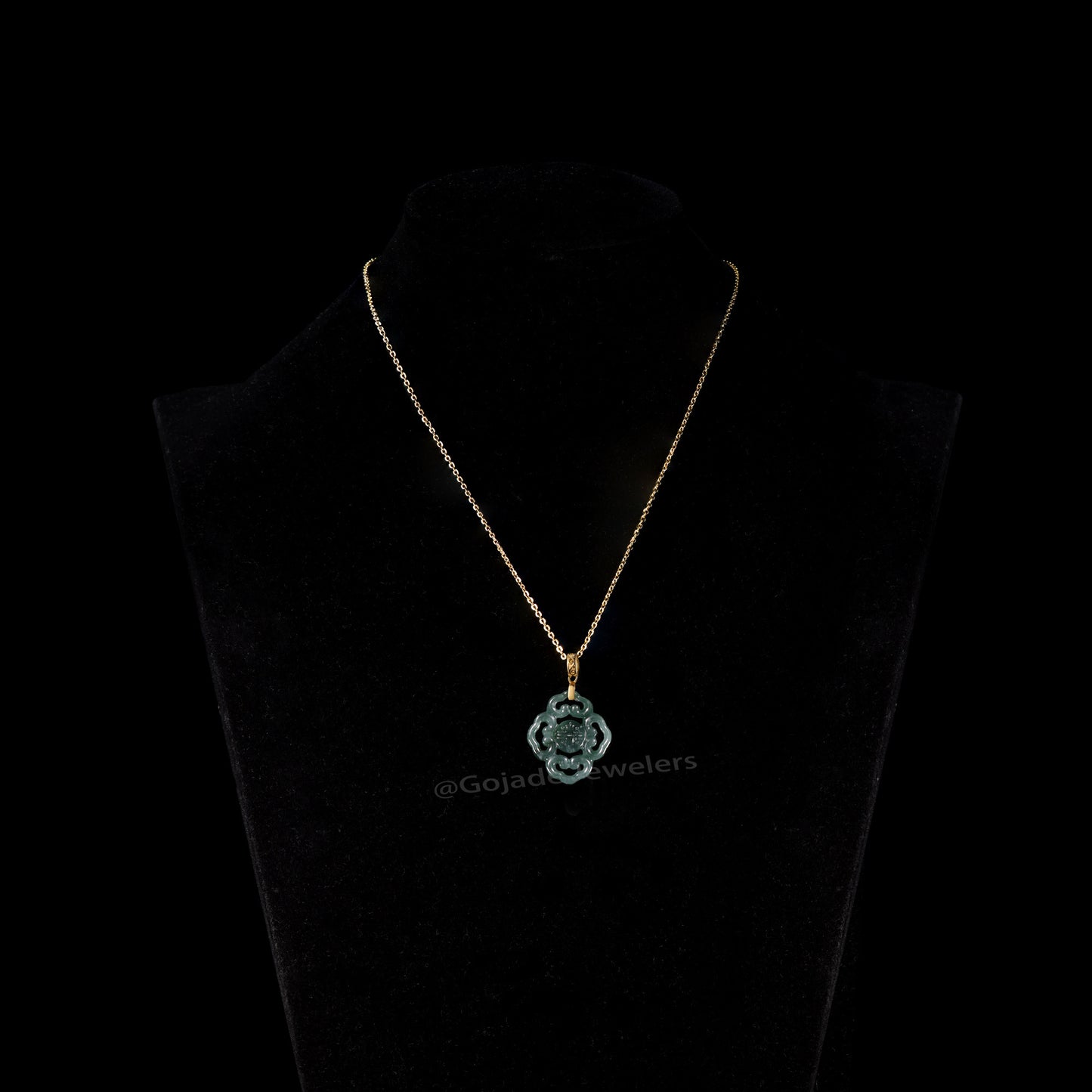 The Ruyi Jadeite 100% Natural Burma Jade Jadeite With Certificated (S925 Silver Buckle)