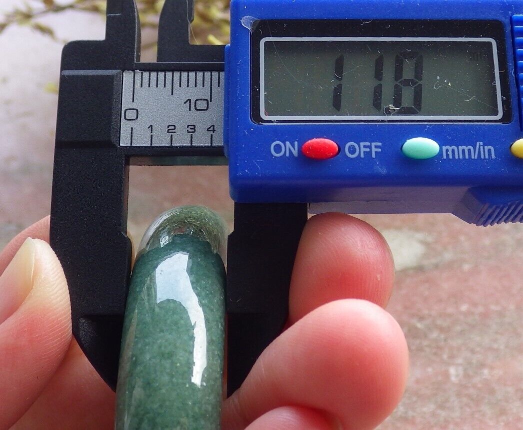 Certified Green Burma 100% Natural A JADE Jadeite Bangle Bracelet 57 mm 手镯 574649 TN