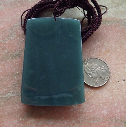 Certified Icy Green Burma 100% Natural A Jade jadeite Pendant Guanyin Kwan Yin Dragon Necklace 观音 575232 TN