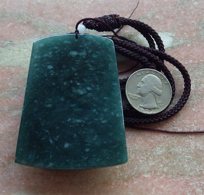 Certified Icy Green Burma 100% Natural A Jade jadeite Pendant Dragon Ruyi Necklace 生意兴隆 574732 TN