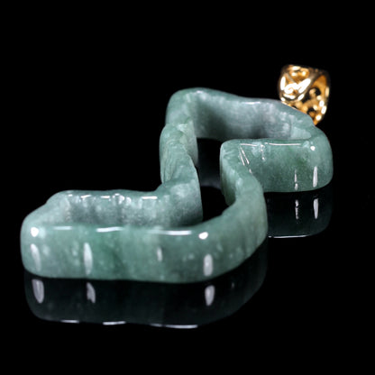 The Map of Vietnam Jade Jadeite (S925 Silver Buckle)