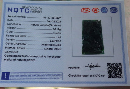 Atestita Glacia Blua Akvo Birmo 100% Natura A Jadejadeito Pendilo Pejzaĝa Pentrado Arba Koliero 山水画 634462 TN