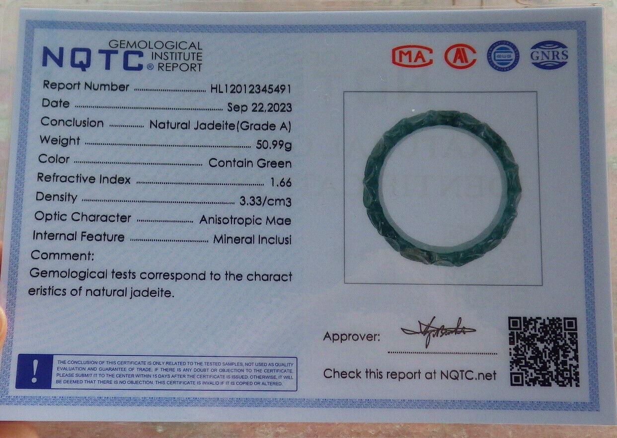 Certified Green Burma 100% Natural A JADE Jadeite Frog Toad Lotus Flower RING USA. 8.25 戒指 634202  TN