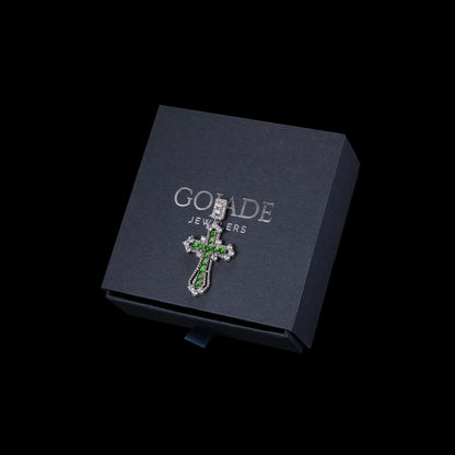 The Green Jadeite 100% Natural Burma Jade Jadeite With Certificated (S925 Silver)