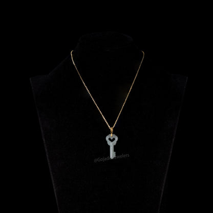 The Key Jadeite 100% Natural Burma Jade Jadeite With Certificated (S925 Silver Buckle)