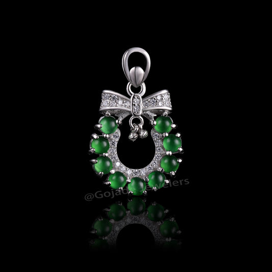 The Green Jadeite 100% Natural Burma Jade Jadeite With Certificated (S925 Silver Buckle)