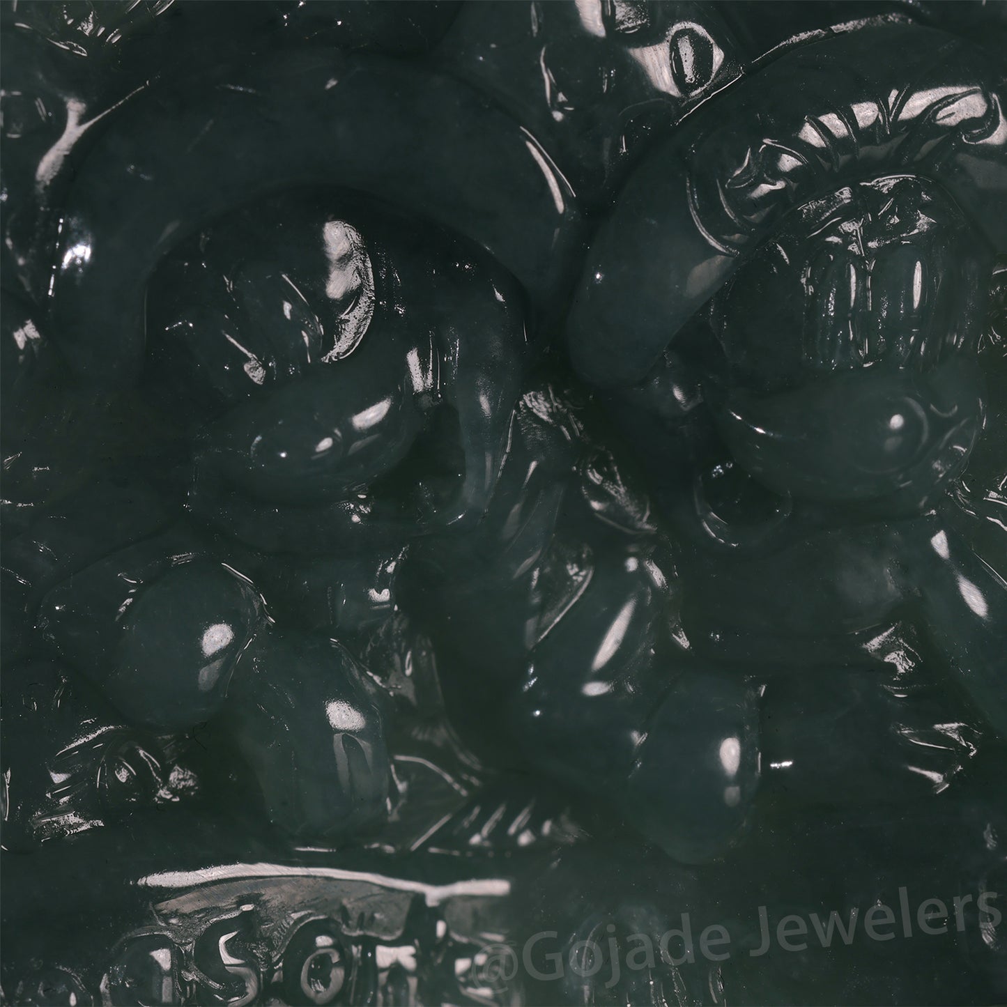 The Mickey Mouse Jadeite 100% Natural Burma Jade Jadeite With Certificated (S925 Silver Buckle)