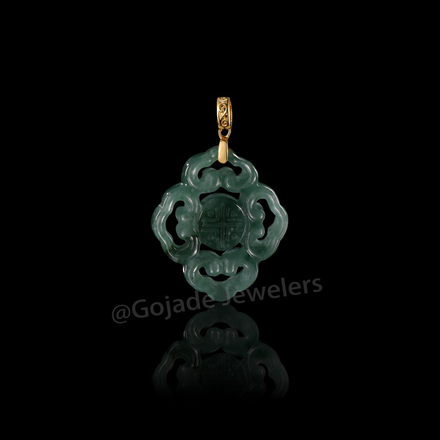 The Ruyi Jadeite 100% Natural Burma Jade Jadeite With Certificated (S925 Silver Buckle)