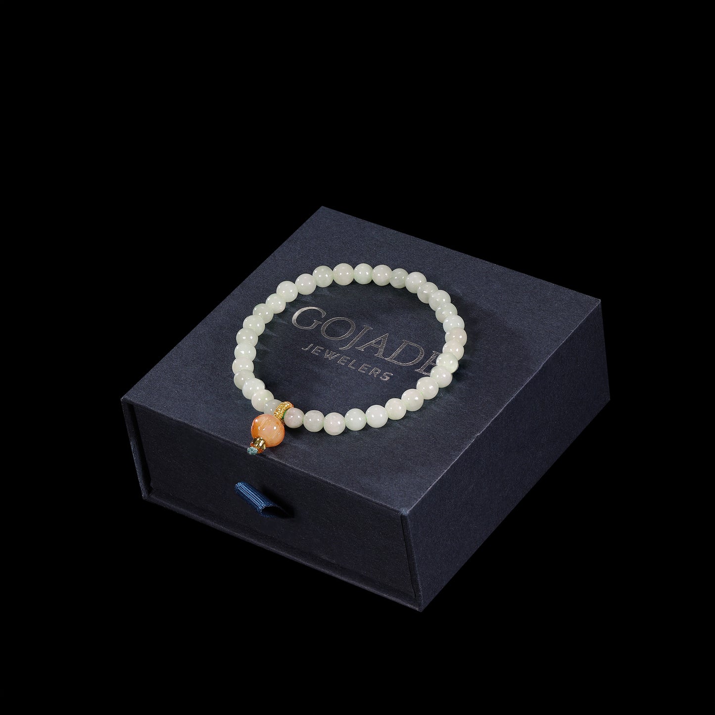 The Green Bead Bracelet 100% Natural Jade Jadeite With Certificated