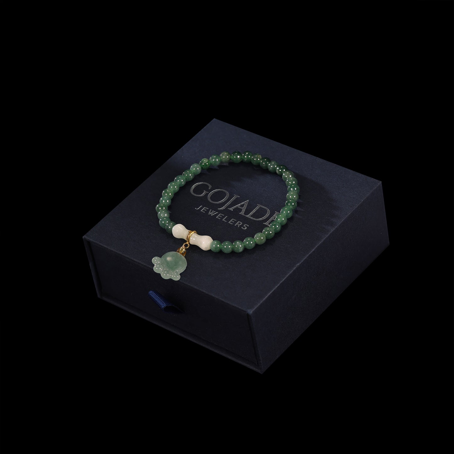 The Bear's-paw Bead Bracelet 100% Natural Jade Jadeite With Certificated