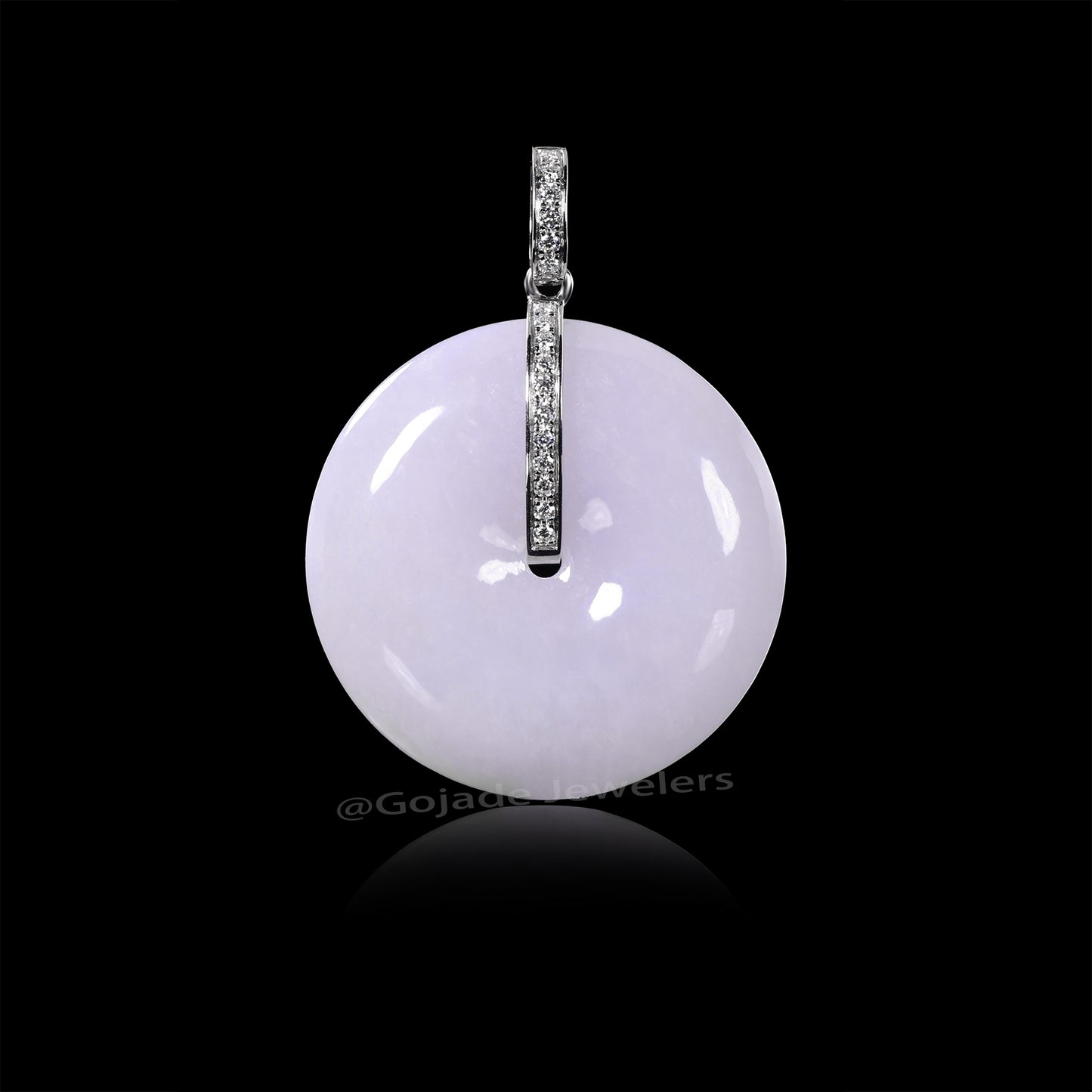 The Ping An Knot Jadeite 100% Natural Burma Jade Jadeite With Certificated (S925 Silver Buckle)