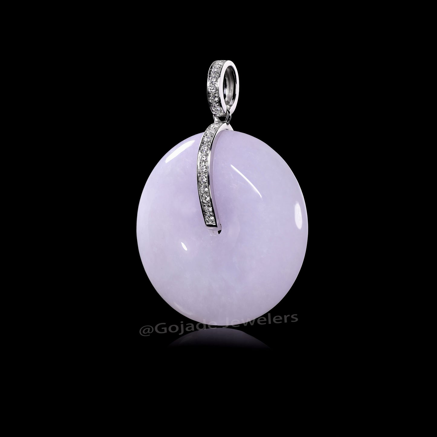 The Ping An Knot Jadeite 100% Natural Burma Jade Jadeite With Certificated (S925 Silver Buckle)