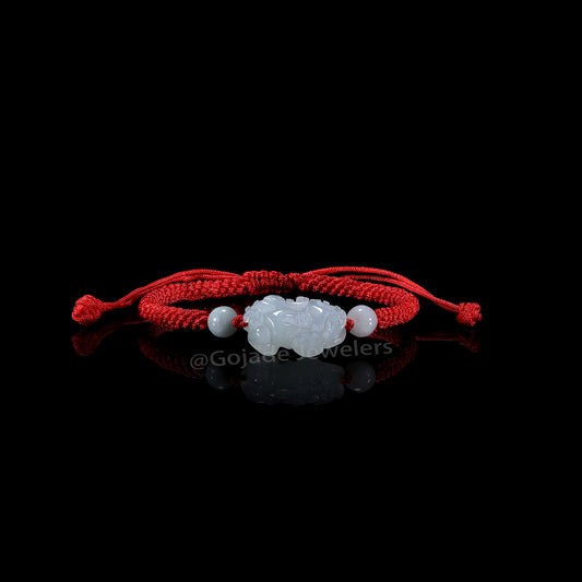 The Pixiu Bracelet 100% Natural Jade Jadeite With Certificated