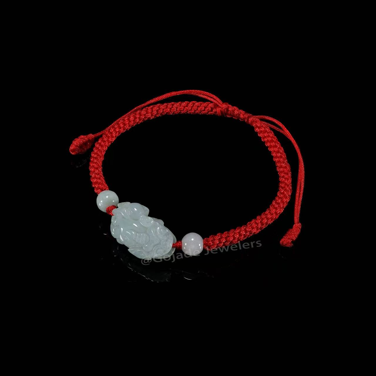 The Pixiu Bracelet 100% Natural Jade Jadeite With Certificated
