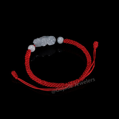 The Pixiu Bracelet 100% Natural Jade Jadeite With Certificated