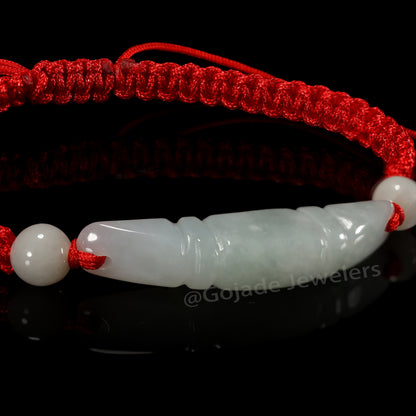 The the lotus root Bracelet 100% Natural Jade Jadeite With Certificated