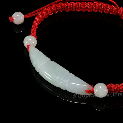 The the lotus root Bracelet 100% Natural Jade Jadeite With Certificated