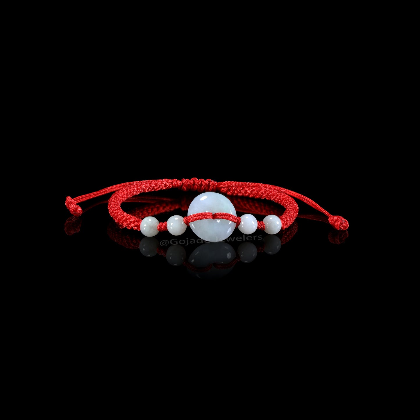 The Ping An Knot Bracelet 100% Natural Jade Jadeite With Certificated
