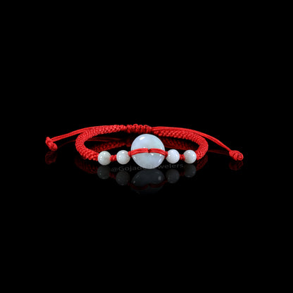 The Ping An Knot Bracelet 100% Natural Jade Jadeite With Certificated