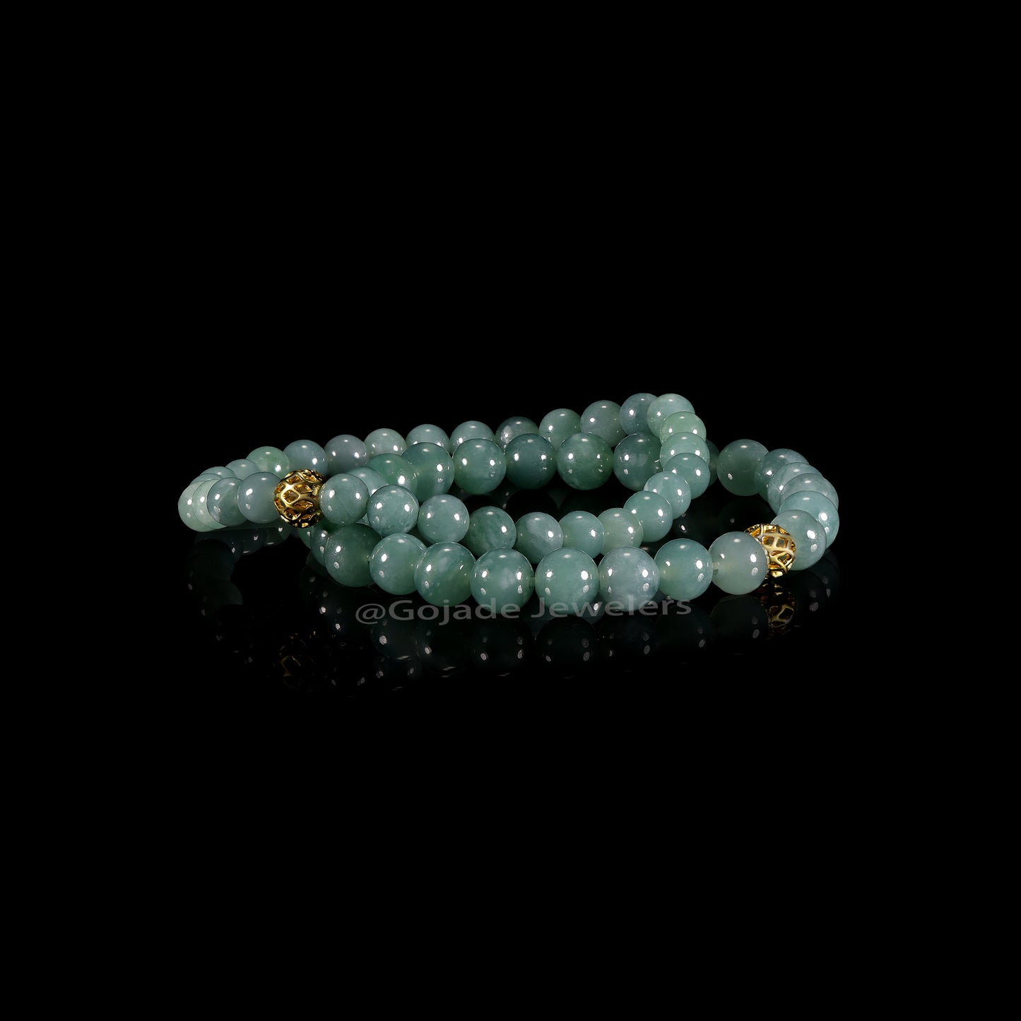 The beads Bracelet 100% Natural Jade Jadeite With Certificated