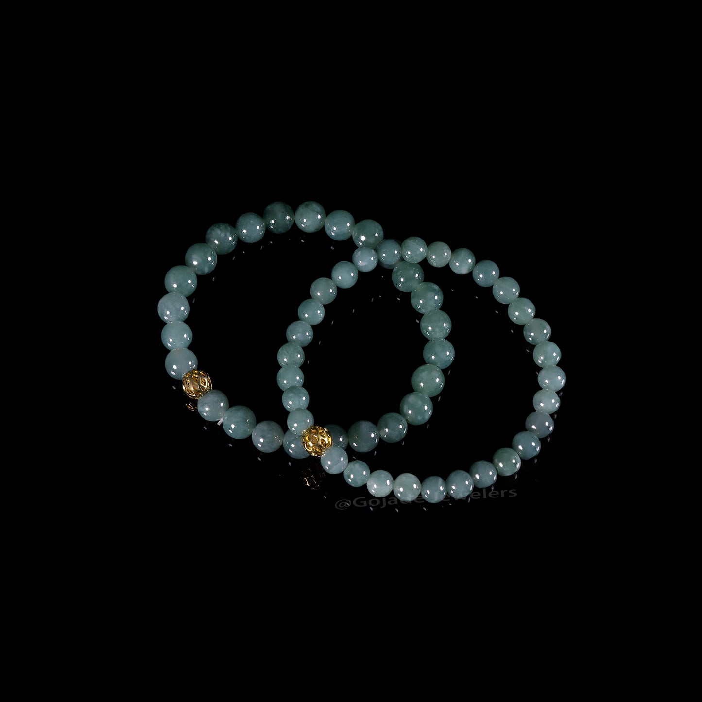 The beads Bracelet 100% Natural Jade Jadeite With Certificated