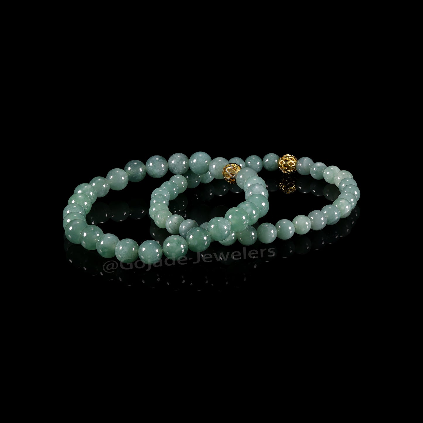 The beads Bracelet 100% Natural Jade Jadeite With Certificated