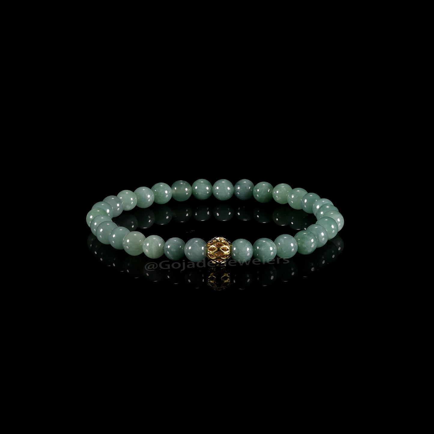 The beads Bracelet 100% Natural Jade Jadeite With Certificated