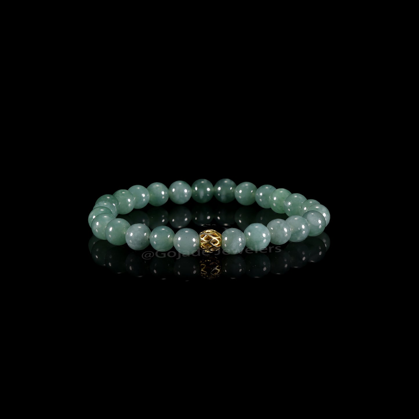 The beads Bracelet 100% Natural Jade Jadeite With Certificated