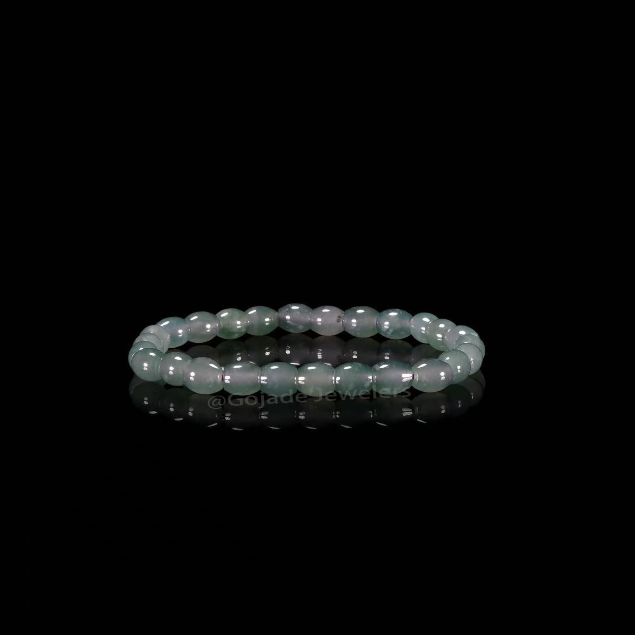 The beads Bracelet 100% Natural Jade Jadeite With Certificated