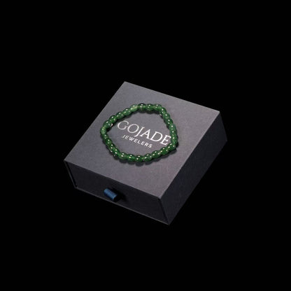 The beads Bracelet 100% Natural Jade Jadeite With Certificated
