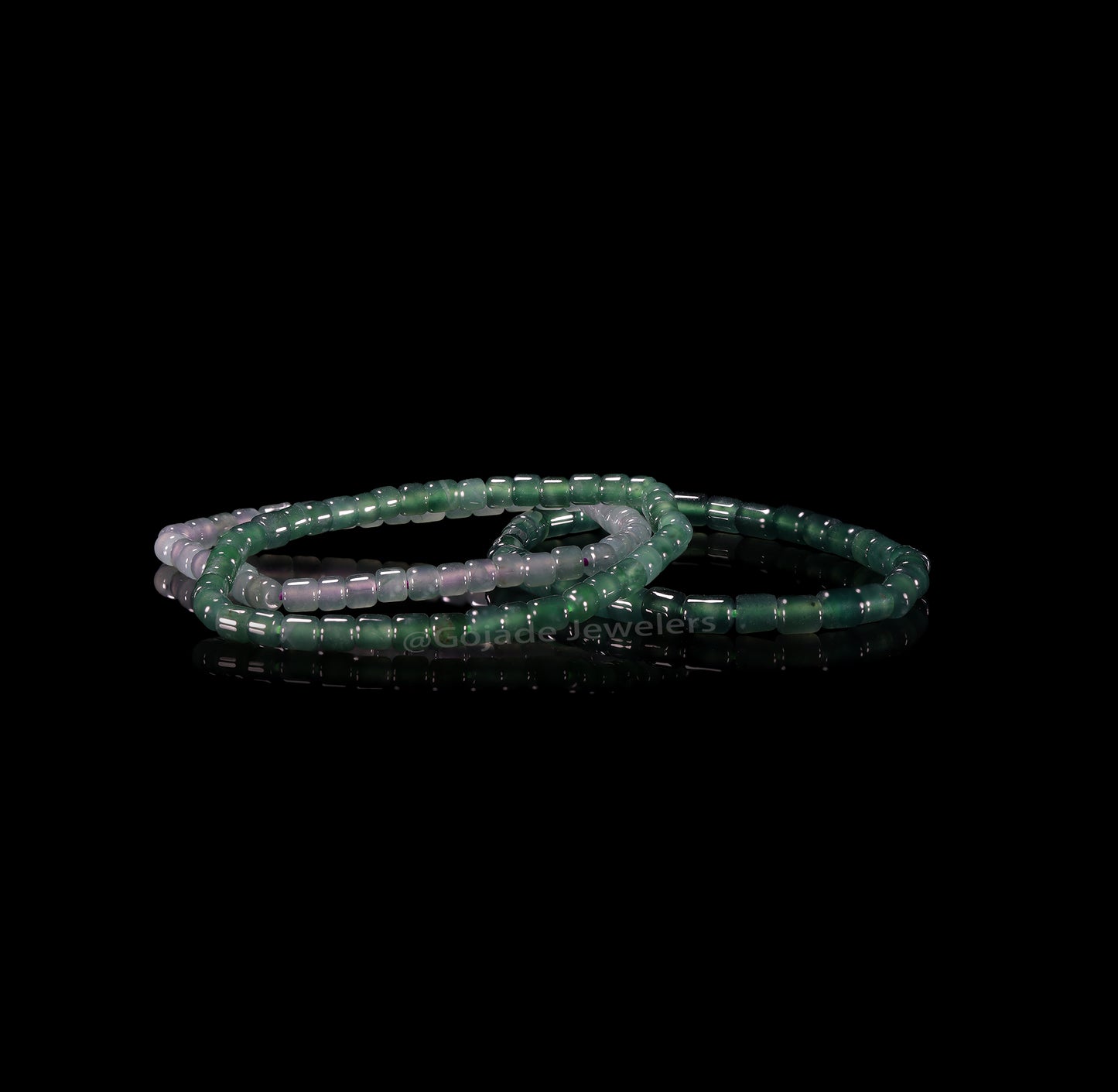 The beads Bracelet 100% Natural Jade Jadeite With Certificated