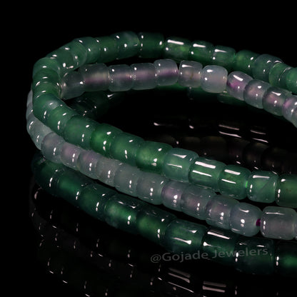 The beads Bracelet 100% Natural Jade Jadeite With Certificated