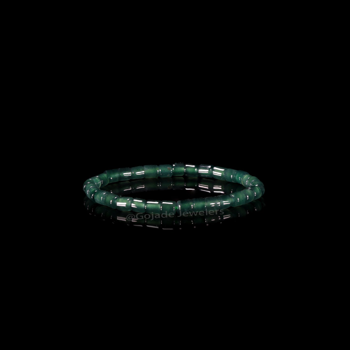 The beads Bracelet 100% Natural Jade Jadeite With Certificated