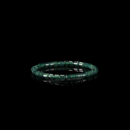 The beads Bracelet 100% Natural Jade Jadeite With Certificated