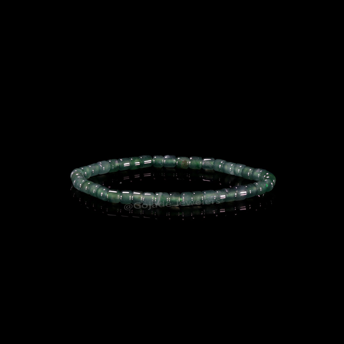The beads Bracelet 100% Natural Jade Jadeite With Certificated
