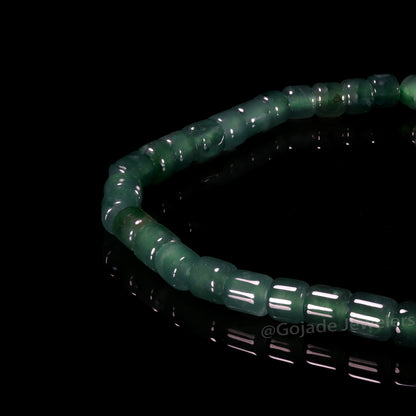 The beads Bracelet 100% Natural Jade Jadeite With Certificated