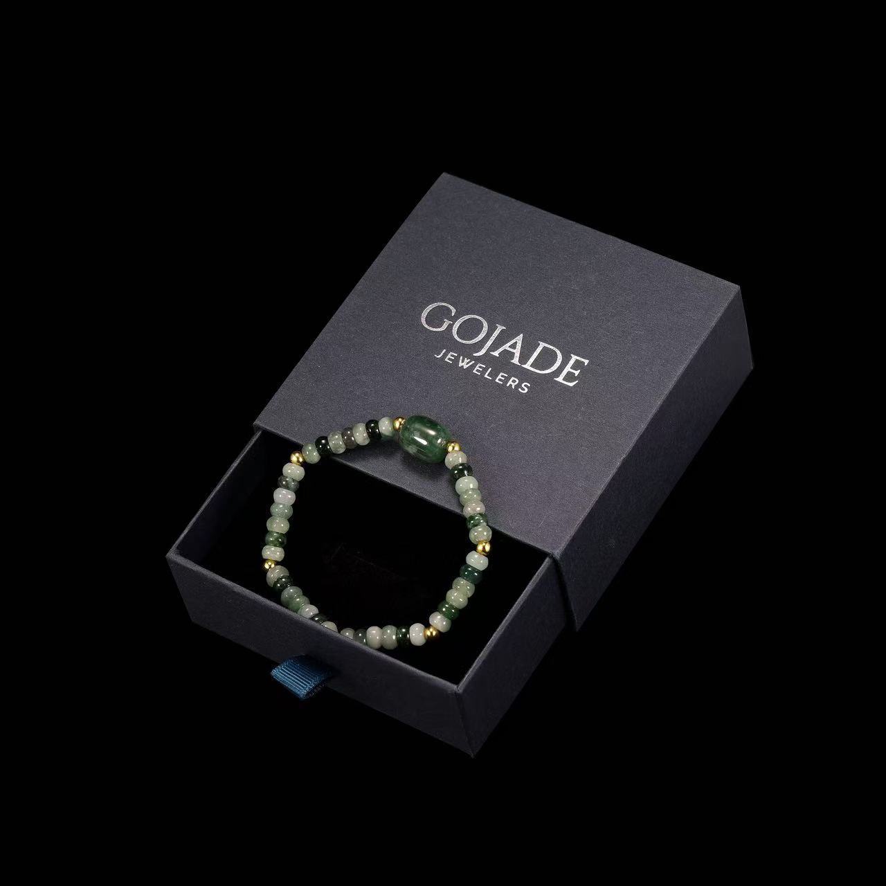 The beads Bracelet 100% Natural Jade Jadeite With Certificated