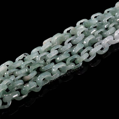 The Hand make Complete carving of Hermes necklace 100% Natural Bead Jade Jadeite Necklace With Certificated