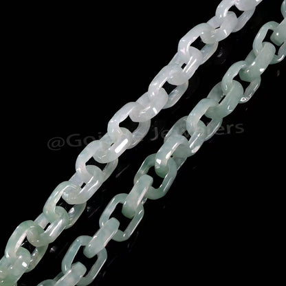 The Hand make Complete carving of Hermes necklace 100% Natural Bead Jade Jadeite Necklace With Certificated