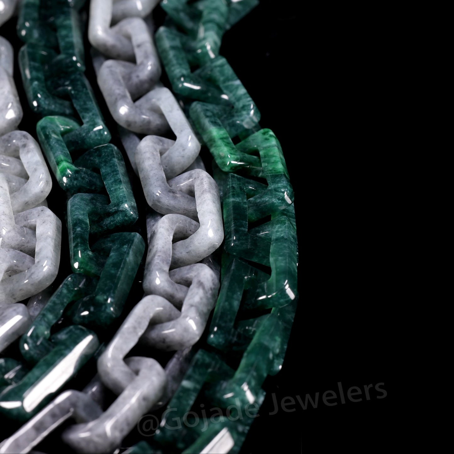 Hermès Fully Carved Bracelet 100% Natural Burma Jade Jadeite