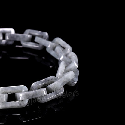 Hermès Fully Carved Bracelet 100% Natural Burma Jade Jadeite