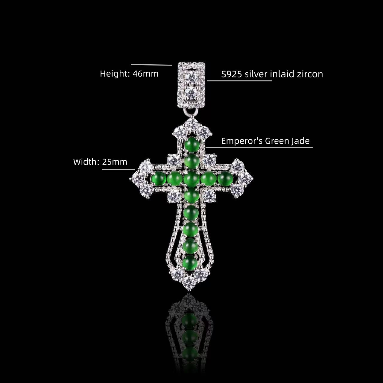 The Green Jadeite 100% Natural Burma Jade Jadeite With Certificated (S925 Silver)