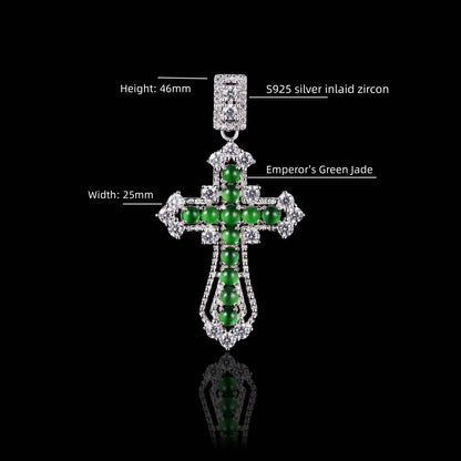 The Green Jadeite 100% Natural Burma Jade Jadeite With Certificated (S925 Silver)