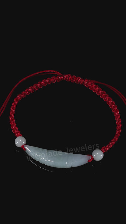 The the lotus root Bracelet 100% Natural Jade Jadeite With Certificated