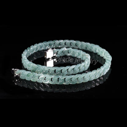 Cuban Style Necklace Jadeite