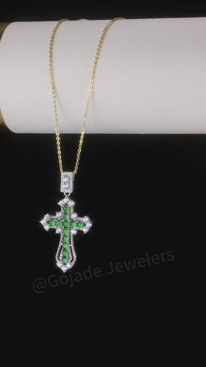 The Green Jadeite 100% Natural Burma Jade Jadeite With Certificated (S925 Silver)