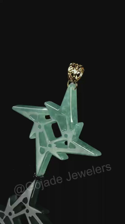 The Hip Hop Style Darts Jade Jadeite (S925 Silver Buckle)