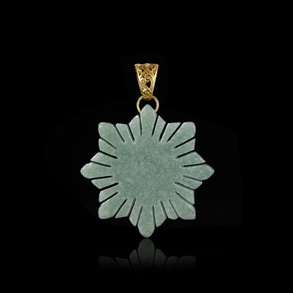 The Sun Jadeite (Gold plated buckle)