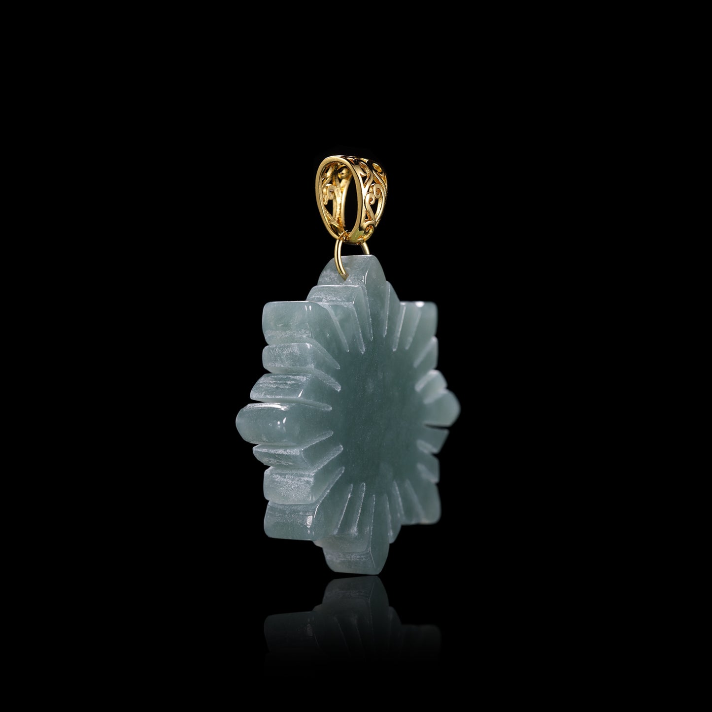 The Sun Jadeite (Gold plated buckle)